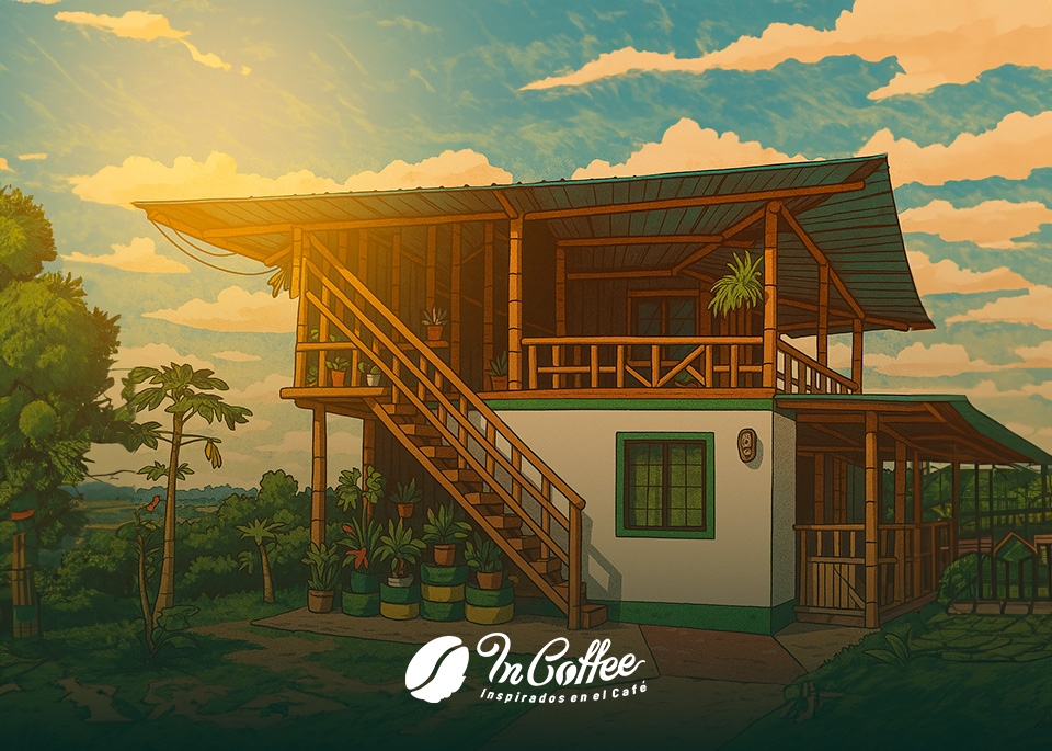 Finca de cafe colombia